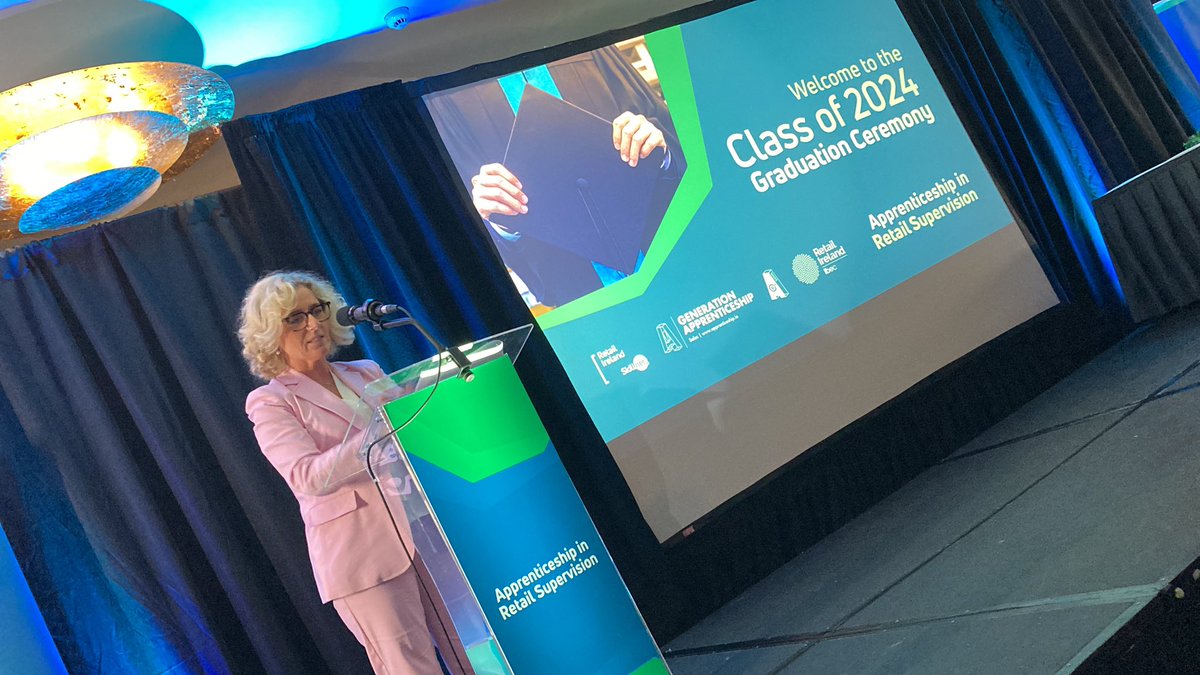 Retail Ireland Skillnet (@retailskillnet) on Twitter photo Edel Clancy, Director of Corporate Affairs in Musgrave and Chair of Retail Ireland on how the retail sector connects our communities in todayβs closing address <a href="/apprenticesIrl/">Apprenticeship Irl</a> <a href="/Retail_Irl/">Retail Ireland</a> Edel Clancy, Director of Corporate Affairs in Musgrave and Chair of Retail Ireland on how the retail sector connects our communities in todayβs closing address <a href="/apprenticesIrl/">Apprenticeship Irl</a> <a href="/Retail_Irl/">Retail Ireland</a>