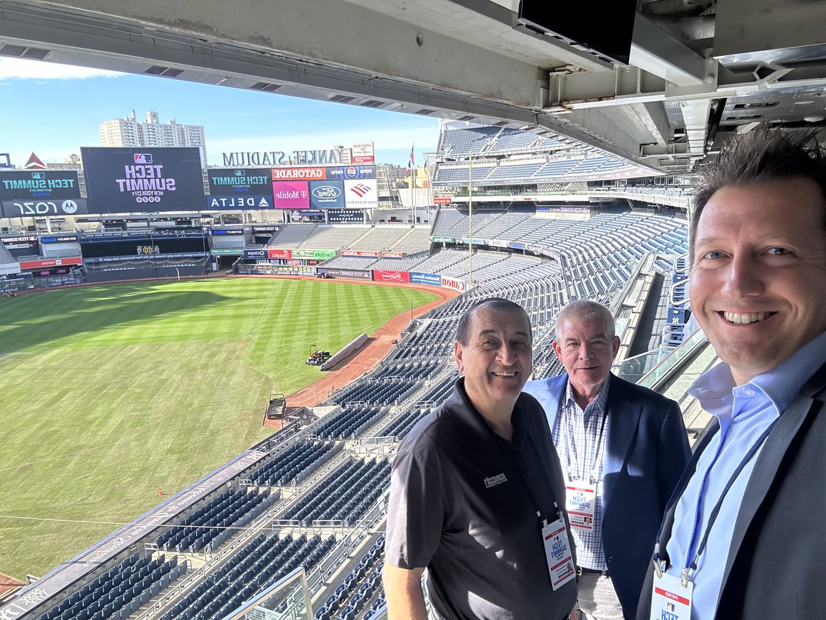 JosephElec's tweet photo. Our JE team was fortunate enough to participate in the MLB Tech Summit at both Citi Field &amp; Yankee Stadium this week.  What an unbelievable experience! https://t.co/O6kWwtqPwe