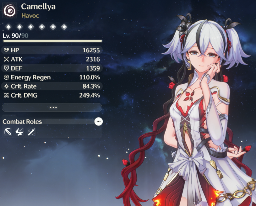 Day 1 Camellya build + Signature weapon