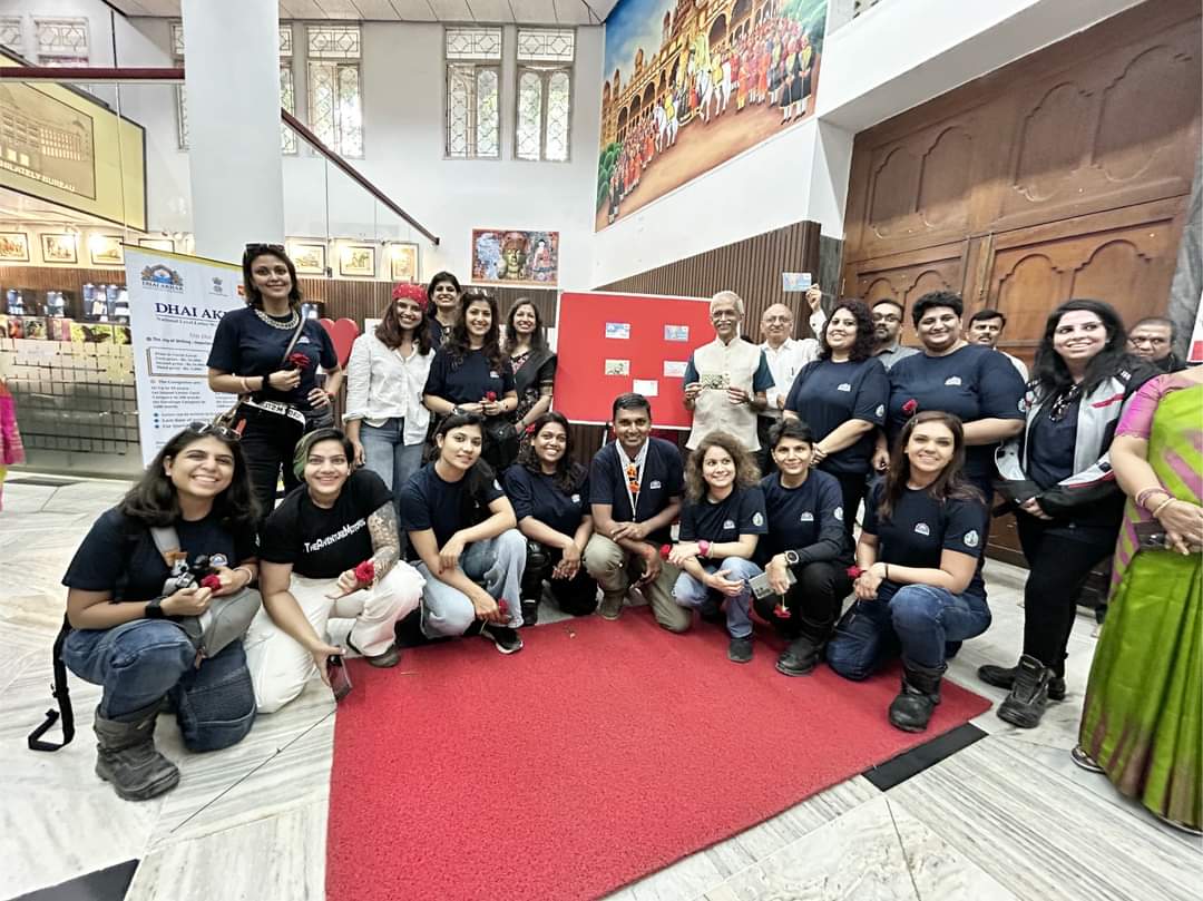 IndiaPostOffice's tweet photo. At the Philatelic Bureau - Bangalore GPO, Shri S. Rajendra Kumar, CPMG Karnataka unveiled four exclusive sets of picture postcards, each capturing the essence of this All-Women Bike Rally where 14 women bikers set off on an unforgettable journey to revive the joy associated  with letter writing under 'Dhai Akhar Letter Writing Competition'
#LettersAndTravels #DhaiAkhar #SandeshToScindia #IndiaPostxLetsryde
#AllWomenBikeRally #Bikeriders

@CPMGKARNATAKA @cpmgtamilnadu @cpmgkerala