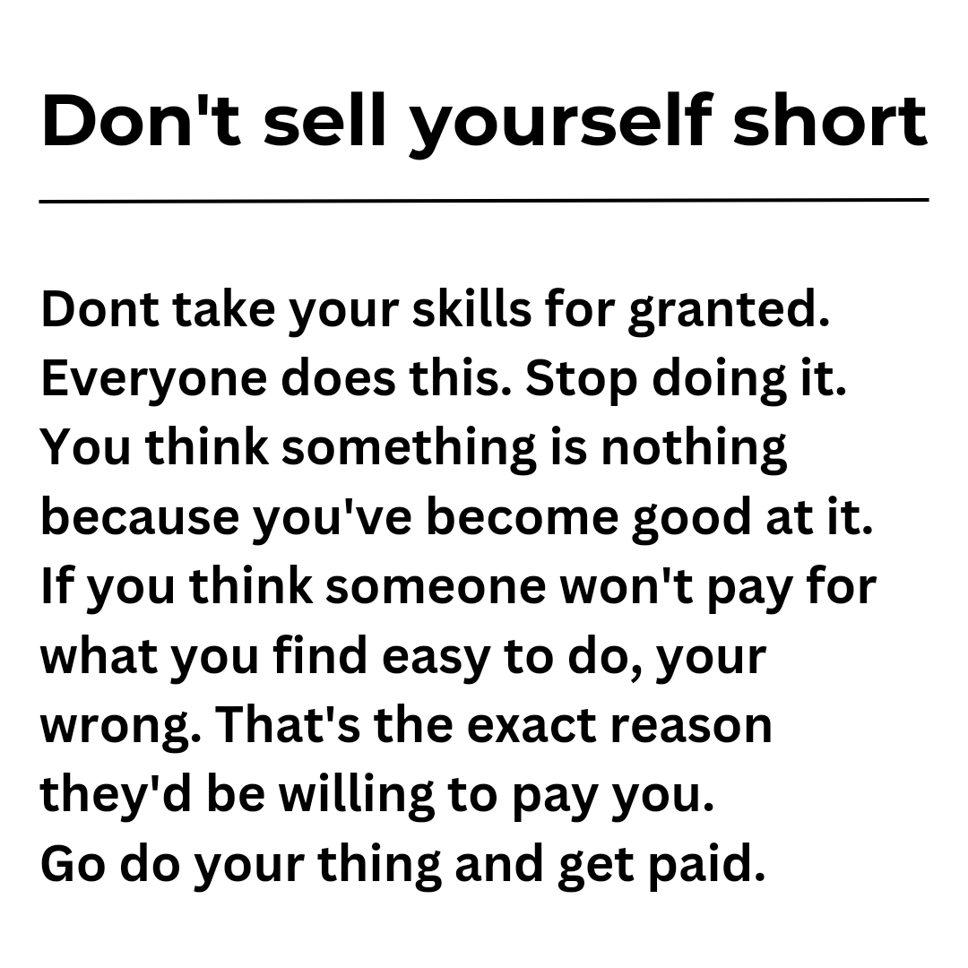 simplifymind's tweet photo. You're worth more. https://t.co/f9814vhwOT