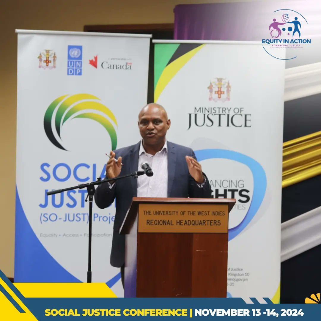 EquityInAction1's tweet photo. 📣 Happening Now at the UWI Regional Headquarters! Panel Discussion 2: Nothing For Us Without Us – Stories &amp; insights on engaging with justice institutions.

Moderated by Dr. Christopher Malcolm, this session explores real experiences &amp; solutions for inclusive justice. https://t.co/PRlVVgzjz3