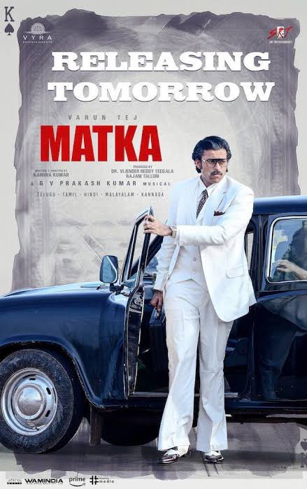 IT_Cooli's tweet photo. Just watched #MatkaMovie and it was an incredible experience! Stunning visuals, powerful performances, and a gripping storyline. Definitely a must-watch for cinema lovers! 🎥✨ #Matka #CinematicMasterpiece #MovieNight #FilmLovers
@IAmVarunTej  wonderful acting Anna 💥💥
@KKfilmmaker  good script and fantastic direction sir 🔥🔥
#MATKA