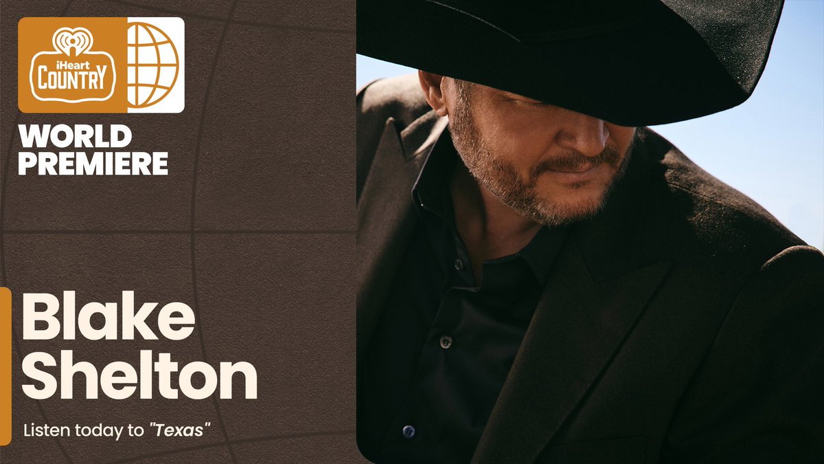 NEW MUSIC FROM <a href="/blakeshelton/">Blake Shelton</a> IS HERE! 🚨🤠

Listen to the World Premiere of "Texas" right now: ihr.fm/iHeartCountryX