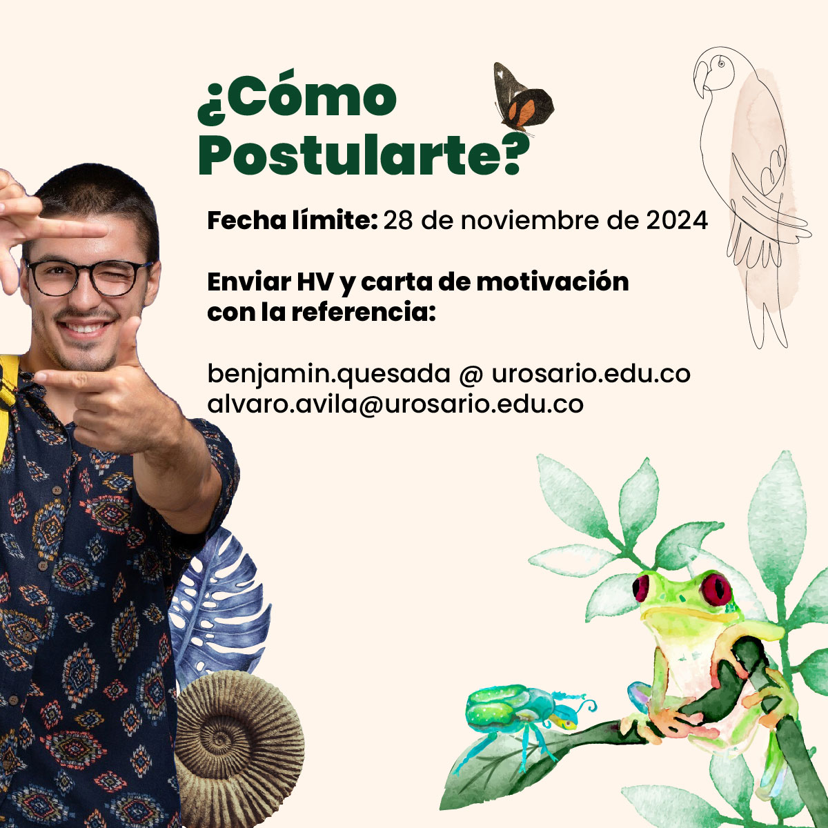 Ciencias Naturales UR (@fcn_ur) on Twitter photo Buscamos un Joven Investigador/a para colaborar con equipos en Colombia e Italia 🇨🇴🇮🇹 y explorar cómo el clima y la contaminación afectan nuestro legado cultural.
📅 Postúlate antes del 28 de noviembre
¿Quieres saber más? 👉 acortar.link/K4GJj3
#InvestigaciónURosario Buscamos un Joven Investigador/a para colaborar con equipos en Colombia e Italia 🇨🇴🇮🇹 y explorar cómo el clima y la contaminación afectan nuestro legado cultural.
📅 Postúlate antes del 28 de noviembre
¿Quieres saber más? 👉 acortar.link/K4GJj3
#InvestigaciónURosario