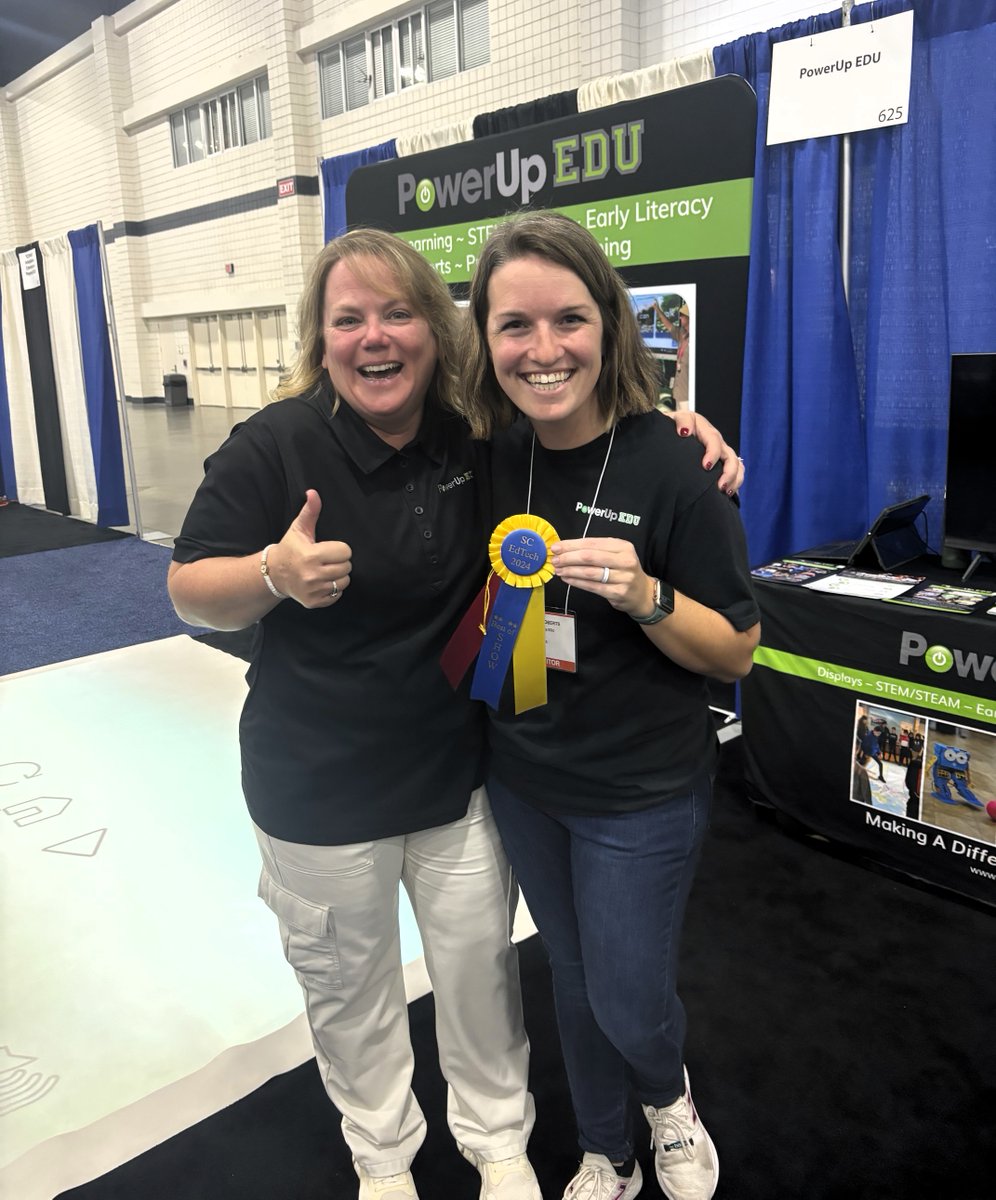 powerupedu's tweet image. Thank you @scedtech #SCEdTech24 for recognizing @powerupedu as #BestofShow!  We take our role in education very seriously &amp;amp; strive daily to bring our BEST efforts in making a difference in the classroom!  Thanks to partners @LuPlayground @Boxlight supporting our efforts at SCETC.