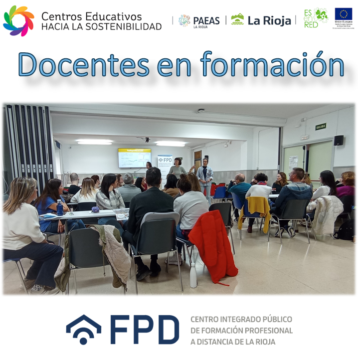 cipfpd_rioja's tweet photo. 💚 Iniciamos el proyecto CEHS recibiendo la formación necesaria para empezar.

🌍 CEHS es un proyecto de educación ambiental para iniciar una camino hacia la sostenibilidad implantando mejoras socio ambientales a través de la participación de toda la comunidad educativa.

#CEHS https://t.co/4ZDFCe4uDX