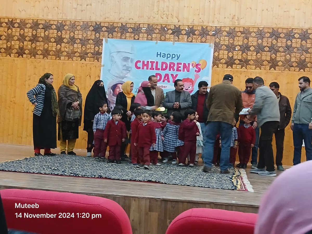 dpoicdsbpr's tweet photo. Children's Day Special 

Kids of AWCs &amp; Schools performed jointly  to celebrate Children's day today at NM Boys Hr Sec. School Auditorium Bandipora.
@OfficeOfLGJandK
@dcbandipora 
@JkicdsMission 
@diprjk 
@YarAliKhan1 https://t.co/L64Cr3Mzz0