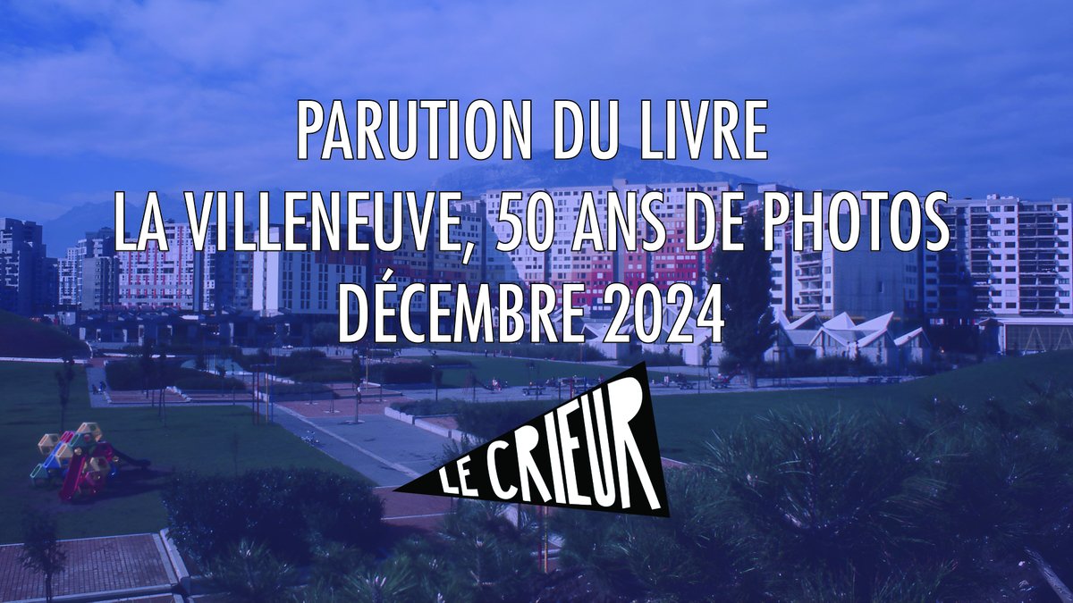 Crieur Villeneuve (@crieur_v) on Twitter photo Grande nouvelle ! <a href="/Crieur_V/">Crieur Villeneuve</a> est fier de vous annoncer la parution prochaine de son premier livre "La Villeneuve, 50 ans de photos". Tout est dans le titre : l'histoire de notre quartier en photos. Pour le commander, suivez le lien ⬇️⬇️⬇️ sur Helloasso :
helloasso.com/associations/l… Grande nouvelle ! <a href="/Crieur_V/">Crieur Villeneuve</a> est fier de vous annoncer la parution prochaine de son premier livre "La Villeneuve, 50 ans de photos". Tout est dans le titre : l'histoire de notre quartier en photos. Pour le commander, suivez le lien ⬇️⬇️⬇️ sur Helloasso :
helloasso.com/associations/l…