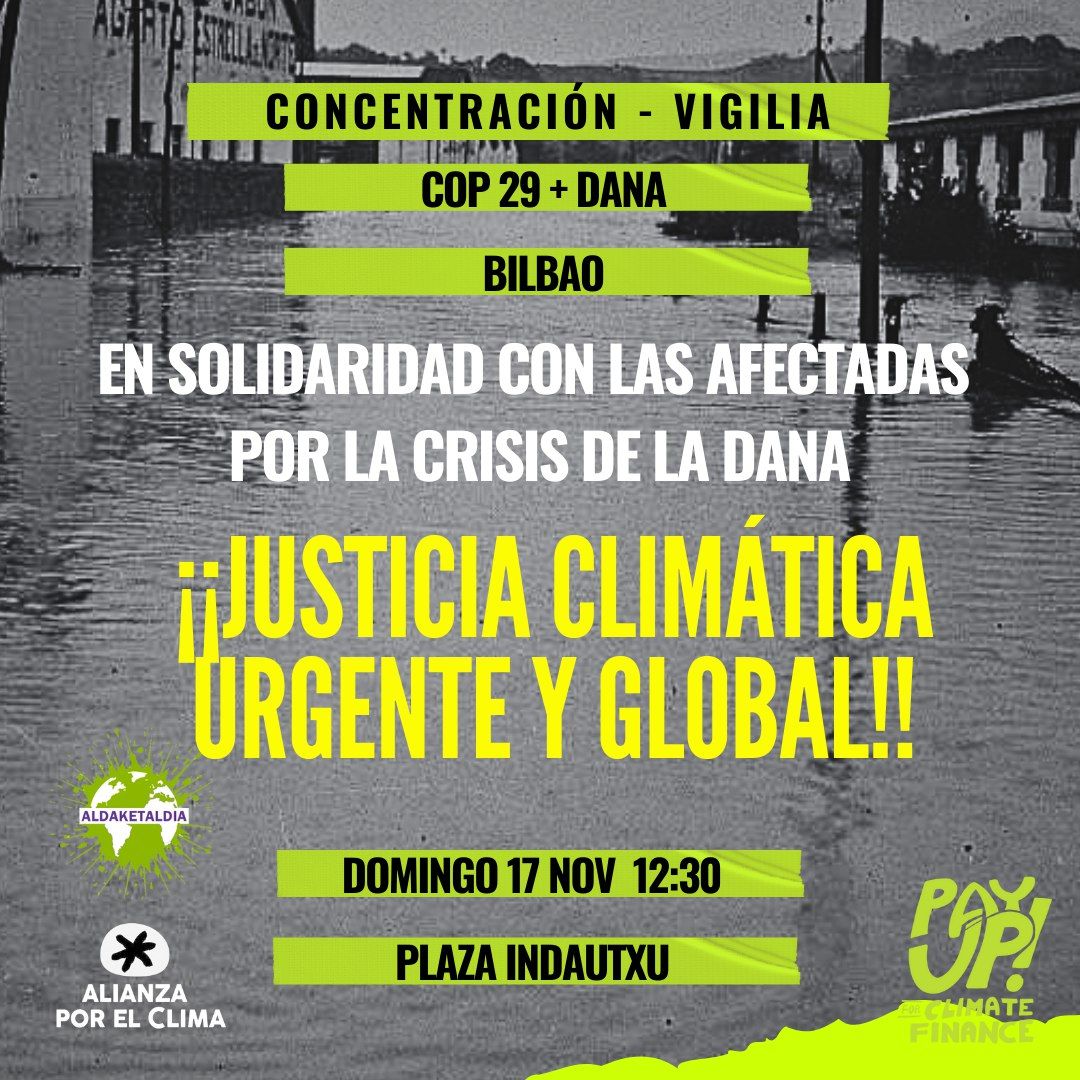 La DANA no ha sido un desastre natural

Ha sido un desastre impulsado por la crisis climática, la falta de adaptación y una respuesta que tardó horas en llegar ❌

Por las víctimas de la crisis climática, NUNCA MÁS 

🕦 Nos vemos el 17