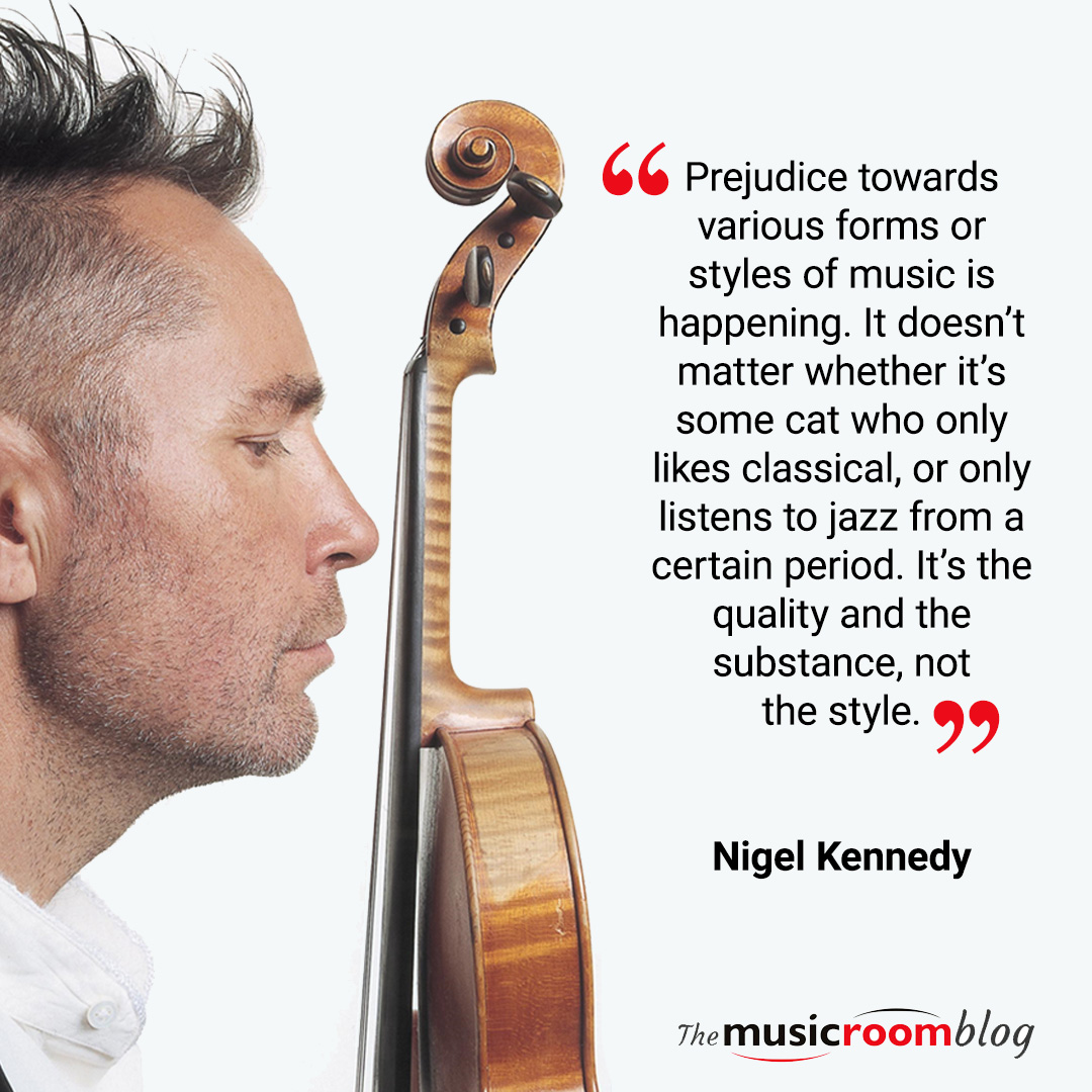 With the release of his book Songs My Mother Never Taught Me published by Chester Music, Nigel Kennedy sat down with Musicroom to talk about football, Polish beer, and the power of sheet music.

Read the interview➡️ blog.musicroom.com/classical-musi…