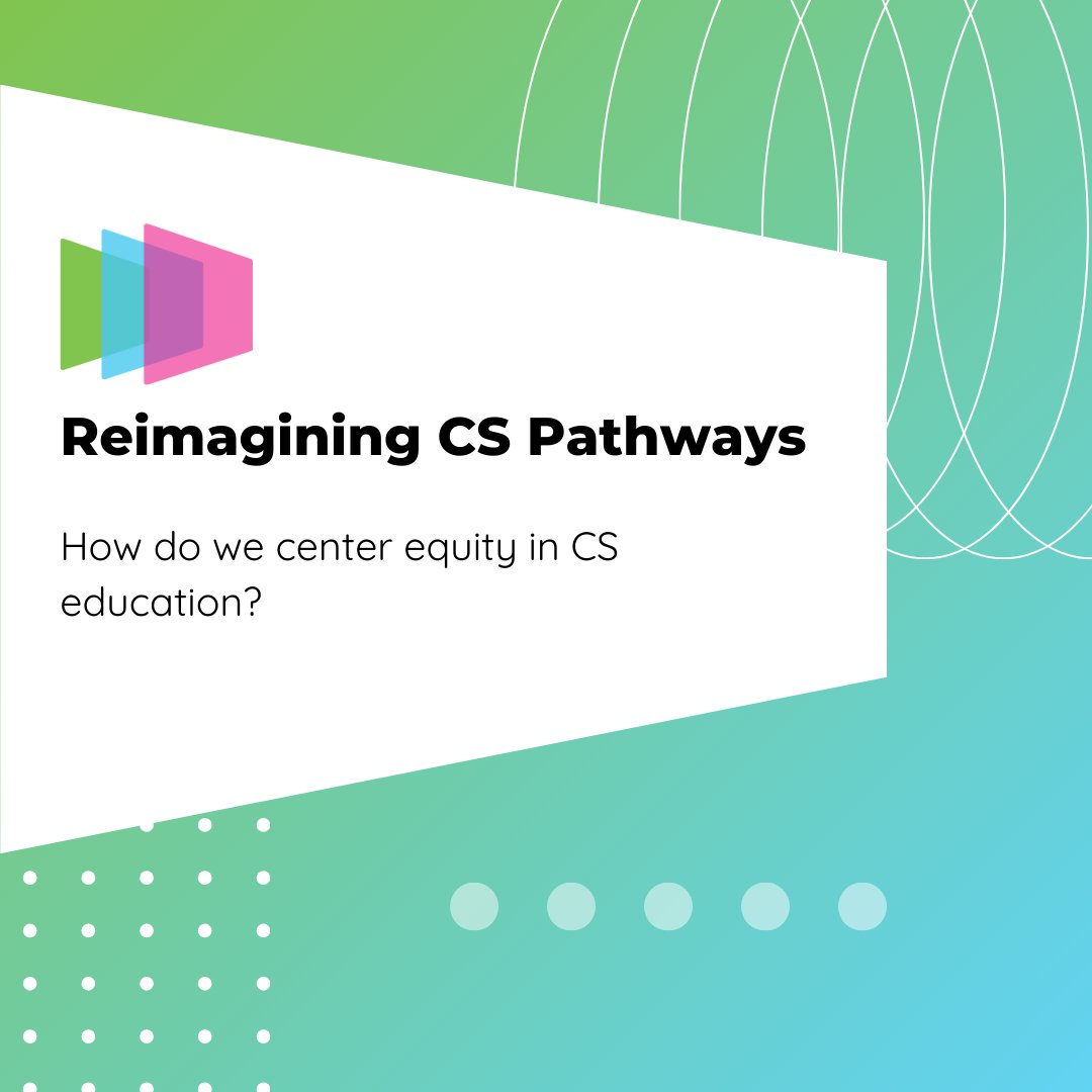 csteachersorg's tweet image. For Week 6 of the #ReimaginingCS Series, we look at what considerations need to be made to ensure equitable access to CS education.

For a detailed explanation of each equity consideration, check out Chapter Seven of the Reimagining CS Pathways Report at ReimaginingCS.org.