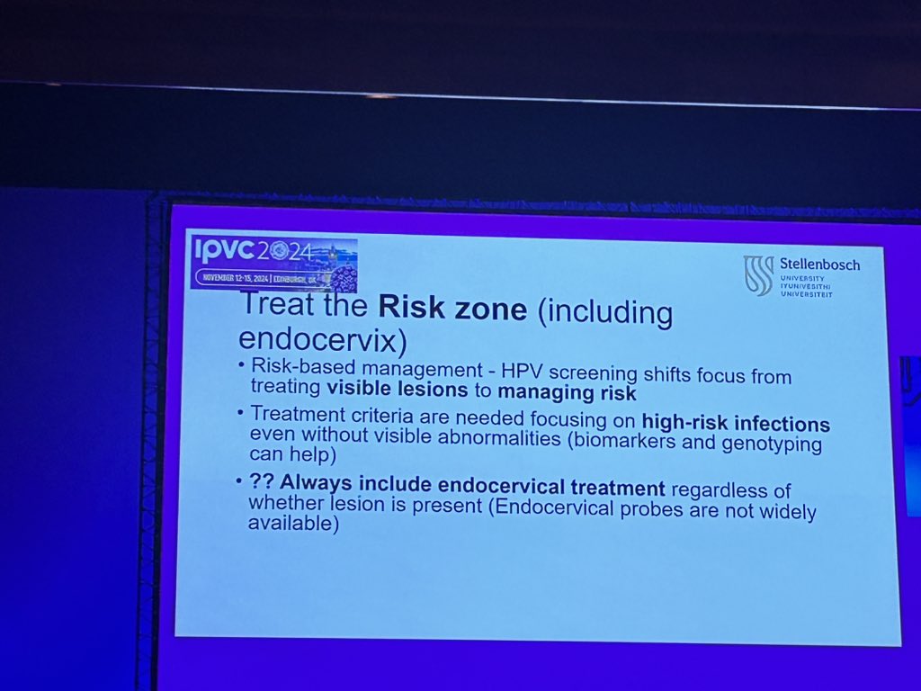 IPVS - International Papillomavirus Society (@ipvsociety) on Twitter photo Do we need a paradigm shift from treating #lesions to treating #risk in cervical precancer treatment to be more effective? <a href="/IGCSociety/">IGCS</a> <a href="/TheKOGSociety/">Kenya Obstetrical and Gynaecological Society</a> <a href="/IGCANetwork/">International Gyn Cancer Advocacy Network</a> <a href="/IJGCfellows/">IJGC Fellows</a> #IPVC2024 Do we need a paradigm shift from treating #lesions to treating #risk in cervical precancer treatment to be more effective? <a href="/IGCSociety/">IGCS</a> <a href="/TheKOGSociety/">Kenya Obstetrical and Gynaecological Society</a> <a href="/IGCANetwork/">International Gyn Cancer Advocacy Network</a> <a href="/IJGCfellows/">IJGC Fellows</a> #IPVC2024