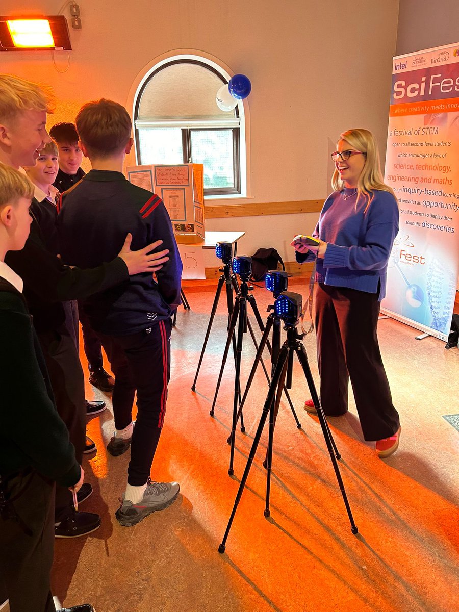 Our lab technician Aoife Russell was recently in Gorey Community School giving demos on a variety of equipment, providing a sport science aspect to science week.