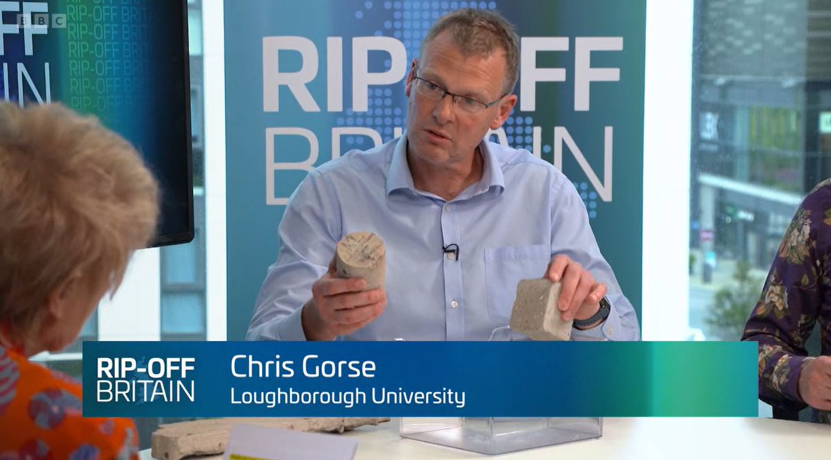 📺Great to see <a href="/LboroABCE/">LboroABCE</a>'s <a href="/chrisgorse/">Chris Gorse</a> on BBC Rip-Off Britain this morning. He was interviewed as part of the show's investigation into RAAC and the impact it has had on homes across Scotland and beyond. Watch what he had to say via the link below⬇️