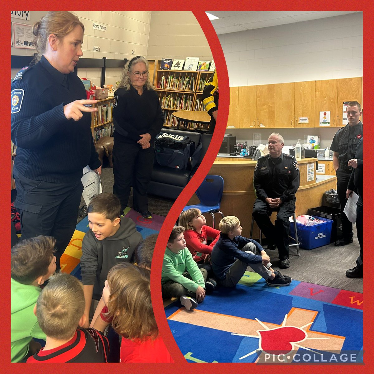 MichaelFitzOCSB's tweet photo. Our grade 3/4s are learning about ice and cold water safety today. Thank you @OttFire https://t.co/qBRmbrEdH6