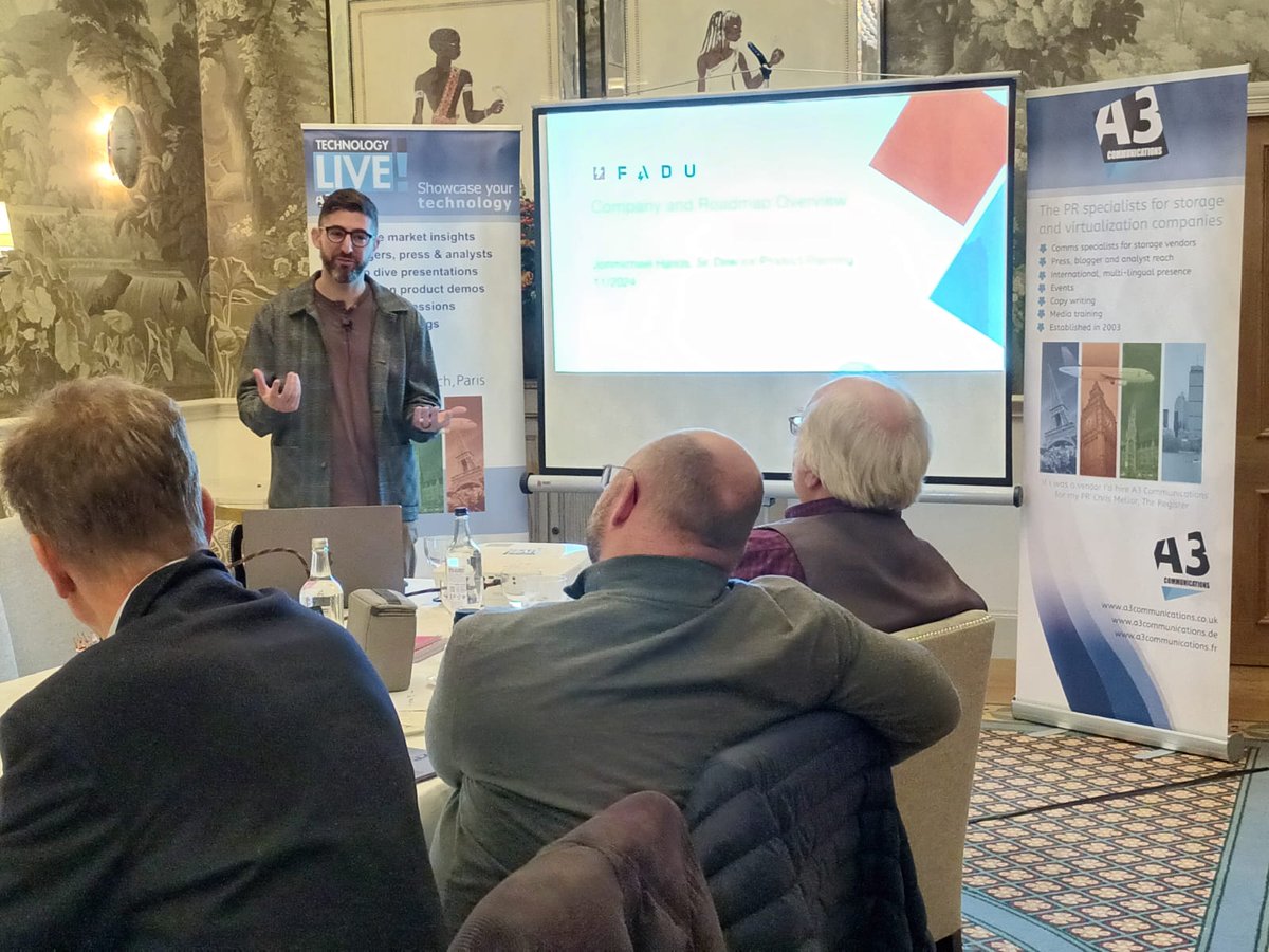 A3Comms's tweet image. Get ready for @FaduTechnology at #A3TechLive - sharing what’s next in #FlashStorage! FADU is transforming how SSDs work. #DataStorage