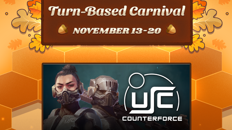 AngryCatStudios's tweet photo. Hey Folks!
We’re celebrating the Turn-Based Carnival with a huge discount! 🎉
Grab your copy now, soldier!🫡 →→→ https://t.co/I9c9qOPpfy
📢Check out all the awesome turn-based games on sale here → https://t.co/sf45hQSVbK
#TurnBasedCarnival #Counterforce https://t.co/i4gQKJB44u