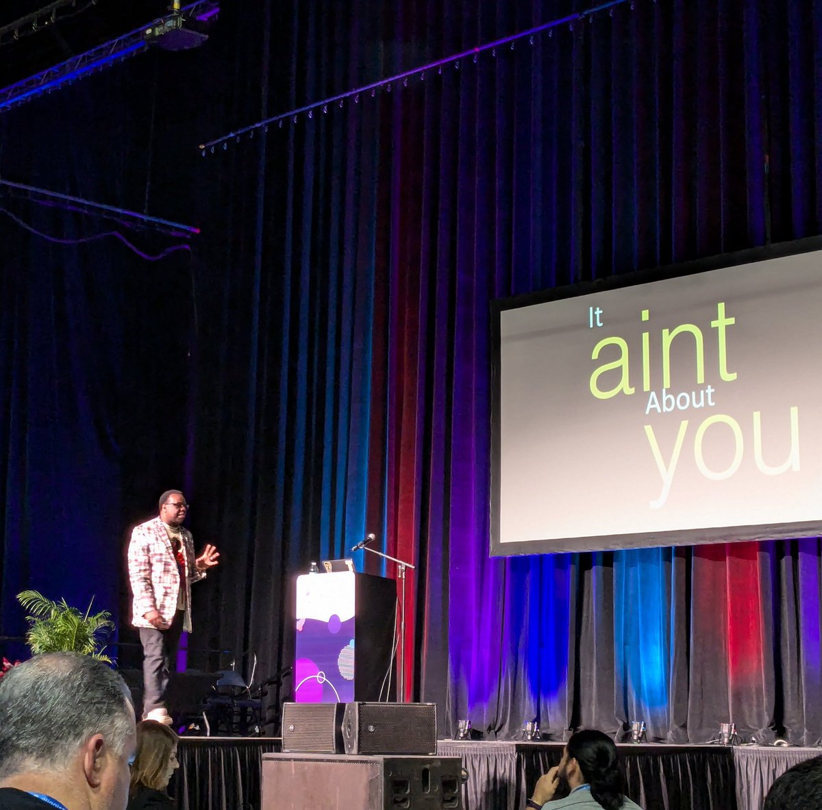 Just enjoyed a fantastic keynote by <a href="/AskAdam3/">Adam A. Phyall, III Ed.D 🤙🏾</a> at #IETC24

it ain't about you! be salty!