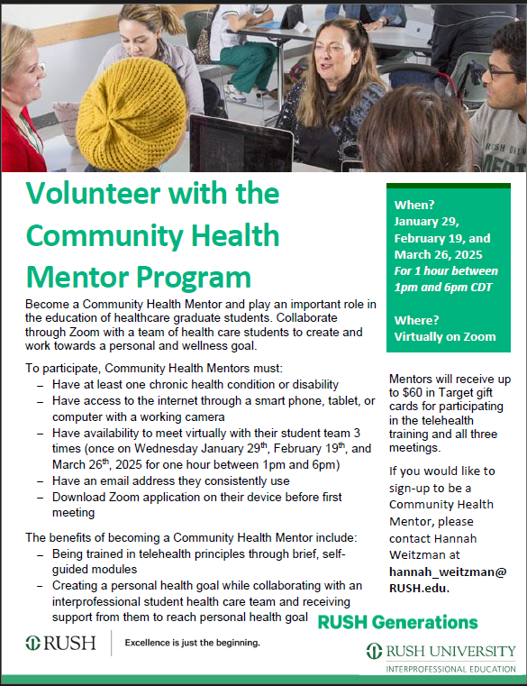 RUSH Social Work and Community Health tweet media