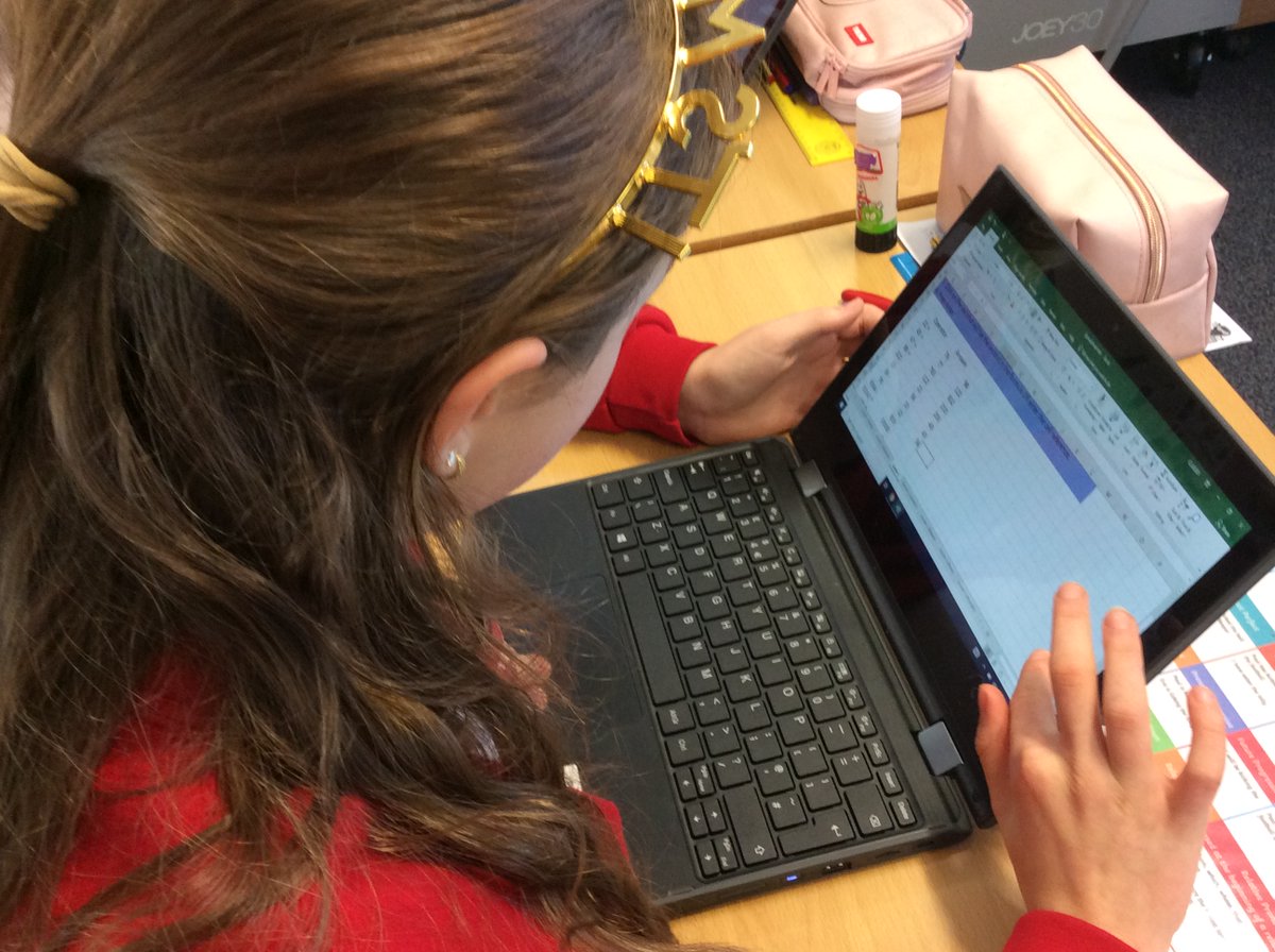 bishoptonprim's tweet image. Year 6 have started using spreadsheets and basic data formulae #bishoptonyear6 #bishoptoncomputing