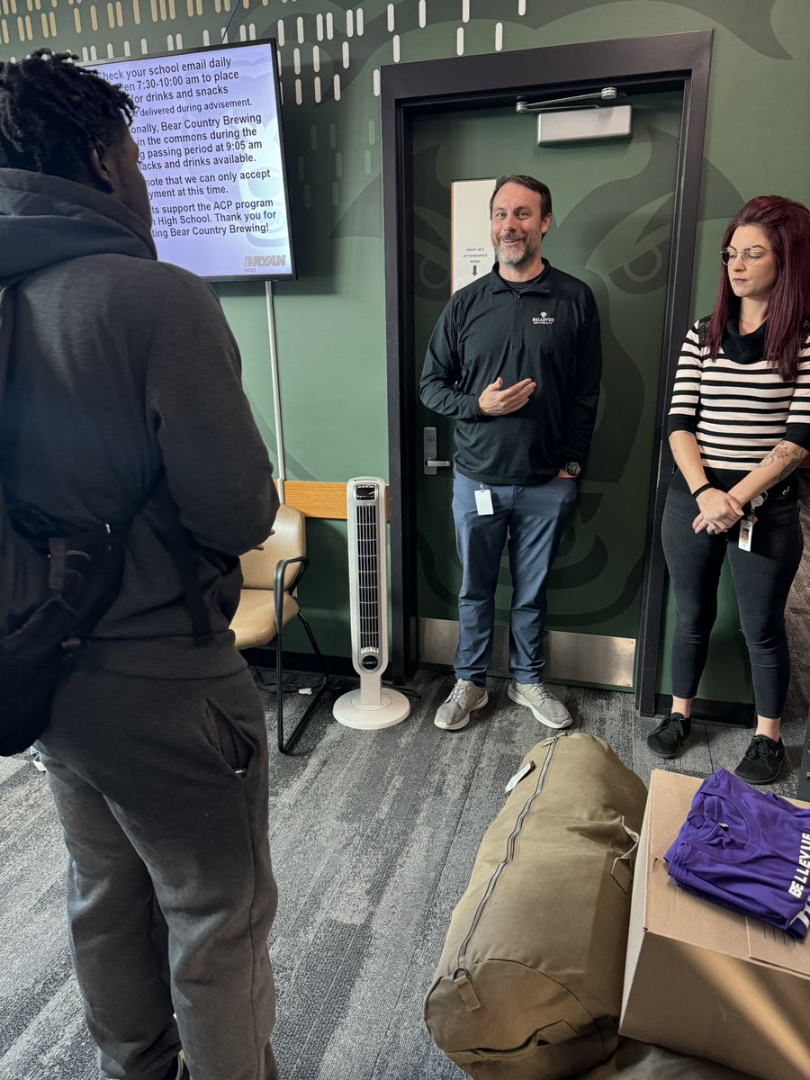 OPS_BearWrestle's tweet photo. WOW the generosity is overwhelming! Thank you so much to @BellevueU for donating so much for our student in need. We can not thank you enough! https://t.co/h7dQ2gdLxt
