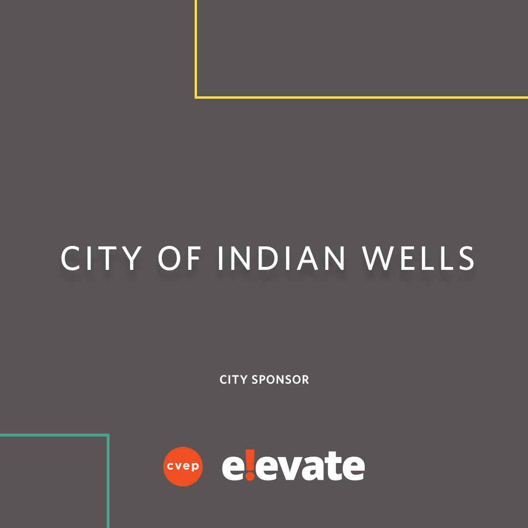 CVEPartnership's tweet image. Thank you to our Summit City Sponsor: The City of Indian Wells.

#CVEPSummit