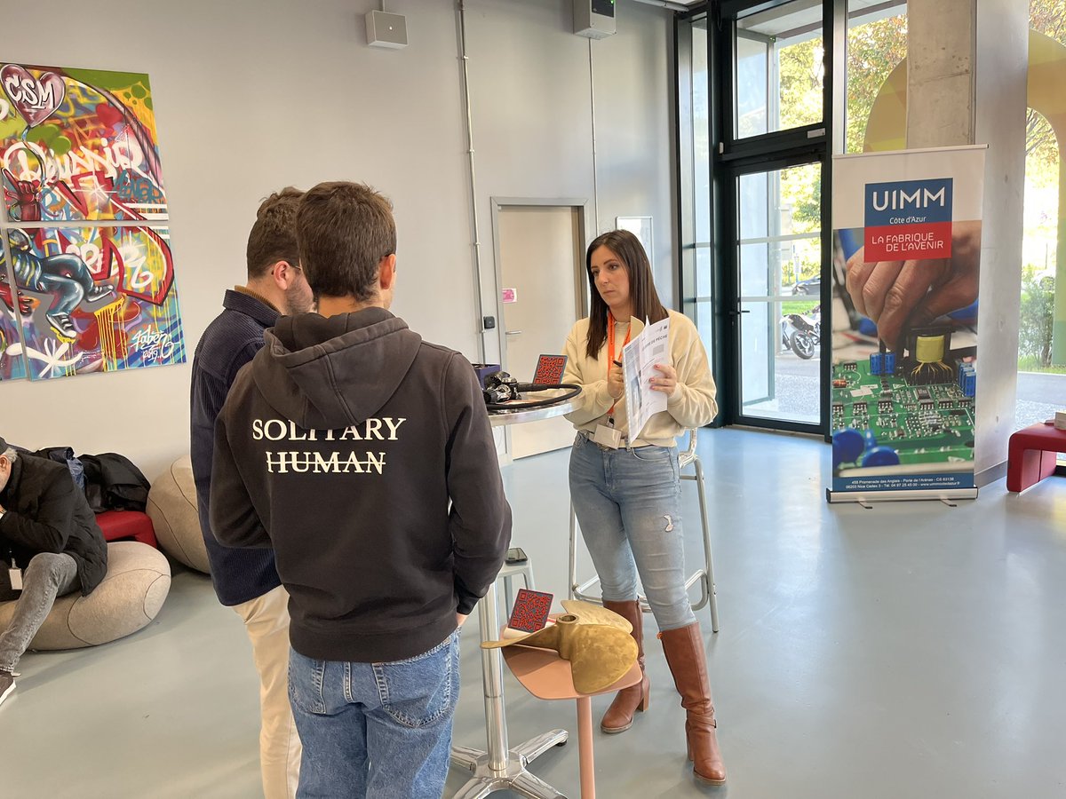 France Travail Dépt. 06 (@ftravail_06) on Twitter photo 🚀 Du 18/11 au 24/11 se déroulera la semaine des métiers de #industrie.
Pour l’occasion, un escape game organisé par l’<a href="/UIMM06/">UIMM CÔTE D'AZUR</a> se déroule aujourd’hui, jusqu’à 17h, au <a href="/CampusSudMetier/">Campus Sud des Métiers</a>. Une belle approche pour découvrir les différents univers de l’industrie, de manière ludique. 🚀 Du 18/11 au 24/11 se déroulera la semaine des métiers de #industrie.
Pour l’occasion, un escape game organisé par l’<a href="/UIMM06/">UIMM CÔTE D'AZUR</a> se déroule aujourd’hui, jusqu’à 17h, au <a href="/CampusSudMetier/">Campus Sud des Métiers</a>. Une belle approche pour découvrir les différents univers de l’industrie, de manière ludique.
