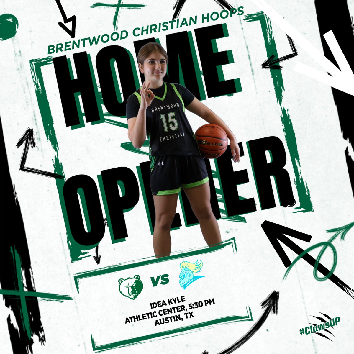 Basketball is BACK in the AC TOMORROW!

Come out for three games, starting at 4:15 p.m. as the JV boys take on San Marcos HS. 

The varsity girls will follow @ 5:30 and the varsity boys will close it down at 6:45. 

#ClawsUP #GoBears #HomeTeam