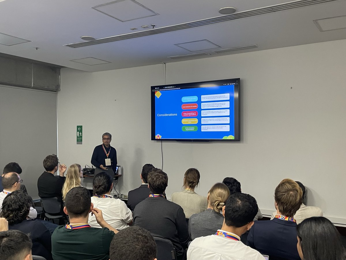 worldbankdata's tweet photo. At the @UNDataForum, Deputy Chief Statistician Olivier Dupriez &amp; Sr. Data Scientist Aivin Vicquierra led a session on AI &amp; data dissemination, featuring tools like DataLab for tax administrations and NLP for analyzing climate policy.

Follow &amp; join: https://t.co/kXWLlbtL7D #UNWDF https://t.co/Lex9tbUAGy