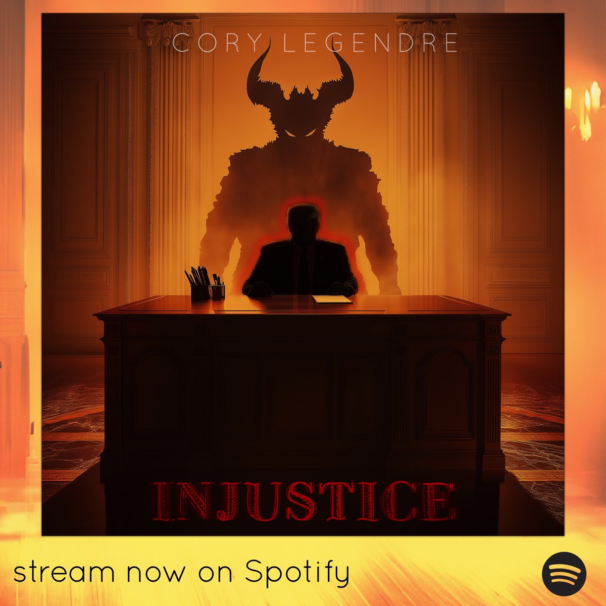 corylegendre's tweet photo. Stream #INJUSTICE now on #Spotify!
๐ตhttps://t.co/hzNNd5NEpf
#StopTrump #NeverTrump #newmusic #music #RecountEveryVote #InvestigateTheElection #country #countrymusic #USA #America #freedom https://t.co/wxoXyP1AMt