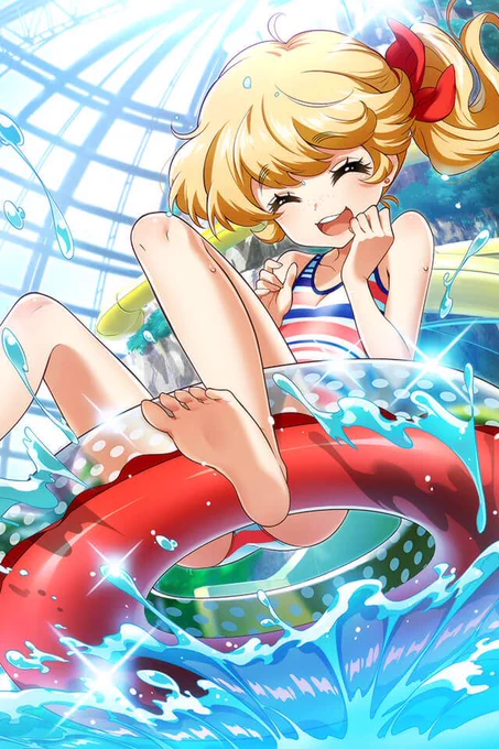 【Tokyo 7th シスターズ】Gレアカード ターシャ 室内プール GETしたよ!皆も遊んでね→ 【プレイヤーID】NmY4MIQ #t7s #ナナシス 