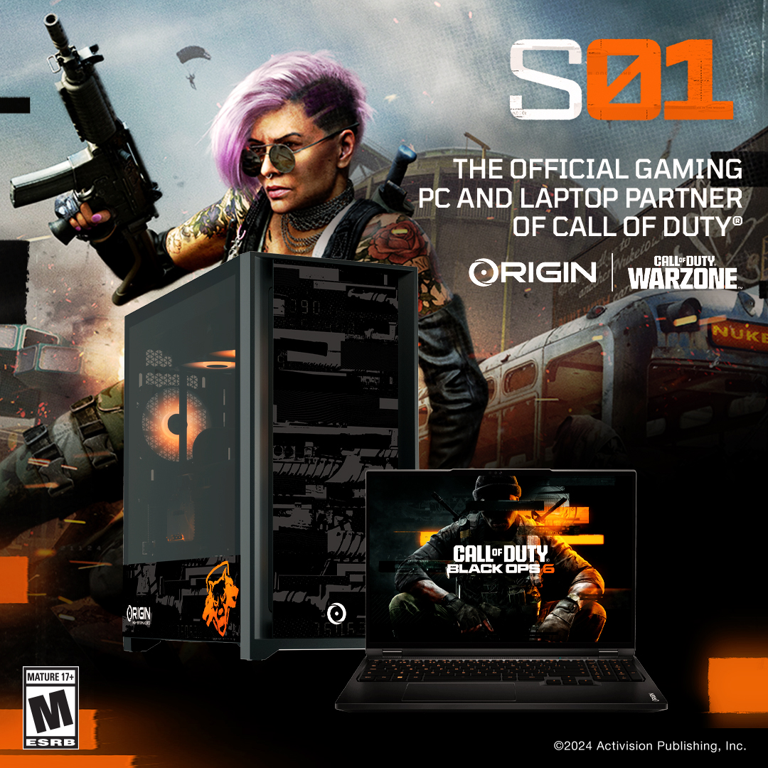 ORIGINPC's tweet image. @CallofDuty #BlackOps6 Season 1 is LIVE! Who&apos;s in? 

Don&apos;t forget to check out our BO6 collection: bit.ly/4fJGwKr

#originpc #originpcfamily #custompc #gamingpc