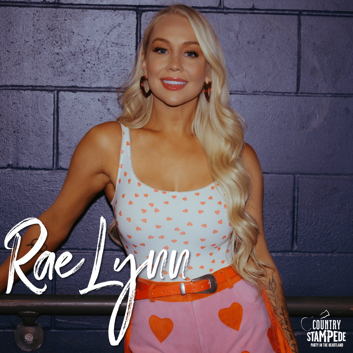 📷 We’re thrilled to announce*RaeLynn* is joining the 2025 Country Stampede lineup! Don’t miss your chance to see her live—secure your tickets at countrystampede.com/tickets. It’s going to be a blast! #CountryStampede2025