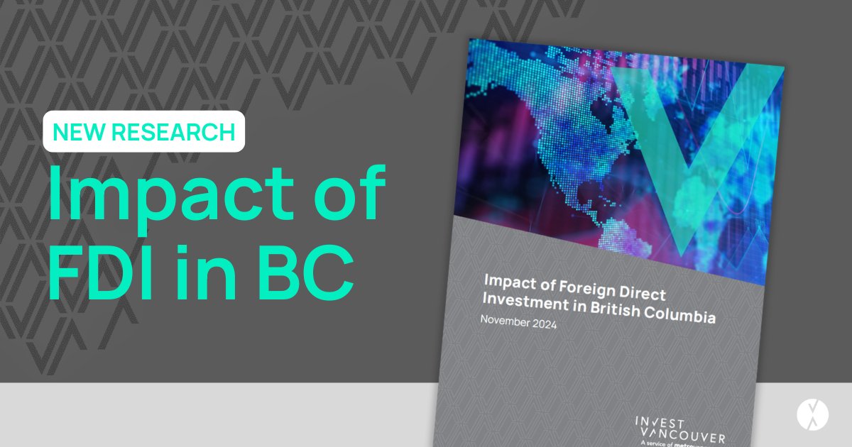 📢 Global investments, local impact. Our latest report sheds light on how #FDI is driving employment and economic growth in BC, offering a roadmap for even more effective investment attraction strategies.
📖Read our full analysis in the report: ow.ly/rFk750U6yoG