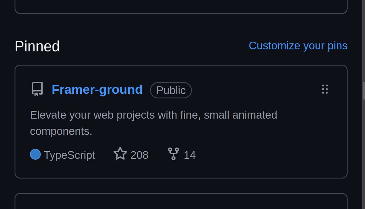 bossadizenith's tweet image. we just crossed 200+ stars on @github with framer ground. build with @framer-motion and @shadcn.

demo: ground.bossadizenith.me

#morethandev #notjustdev