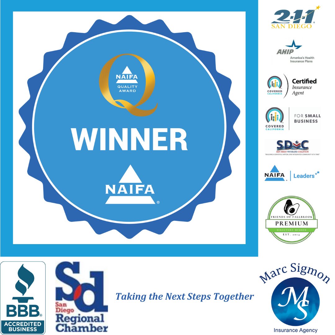 Proud to have earned the 2024 NAIFA Quality Award for my dedication to client-first ethics and trusted guidance.

Medicare Enrollment ends on 12/7/24.
Covered CA Open Enrollment ends 1/31/25.