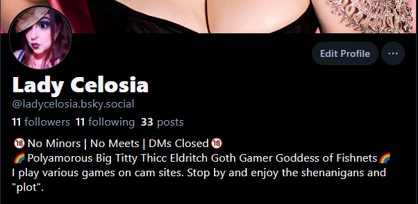 Come find me on the 🦋 app Acolytes. 

I'll be (still debating) deactivating this account by 11/30. If you want to continue to follow along for all the "plot" and shenanigans, find me there!

For those wanting reasons: Terms of Service are updating and no thank you.