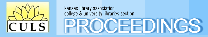The new KLA-CULS Proceedings have just been published. SLIM and ESU Library faculty contributed to many of the articles. Congratulations to all the authors! Read the articles at newprairiepress.org/culsproceeding… .