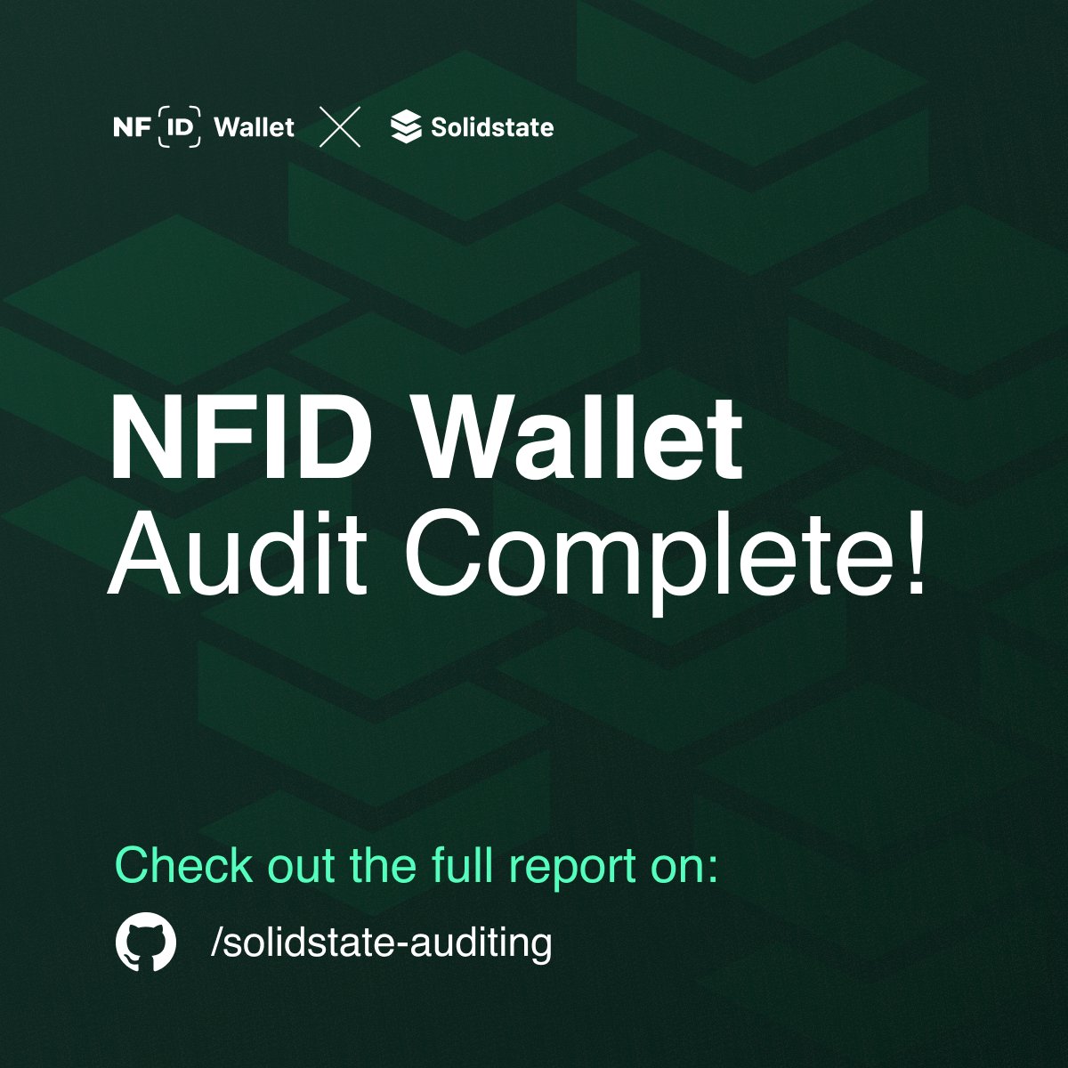 NFIDWallet's tweet image. 🚨 Big news for $ICP and @NFIDWallet! 🚨

The first-ever audited ICP wallet has just received the ONLY ALL-GREEN AUDIT in ICP&apos;s history! 🔥🚀

The future of secure, ICP defi is here, and it’s looking greener than ever. 💚

Full report: github.com/solidstate-aud…

🫶 @codeandstate