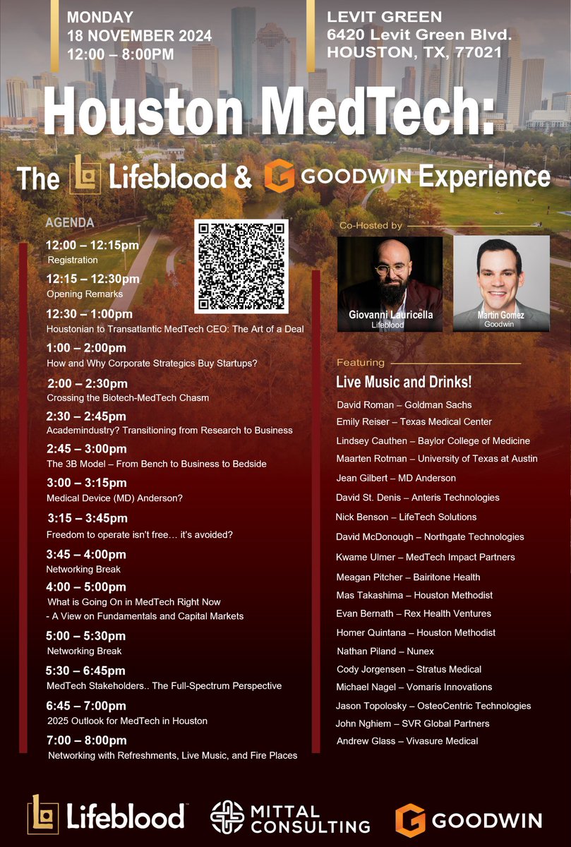 otohns's tweet image. Interested in MedTech?  Join us on Monday Nov 18 at TMC innovations where we will have companies, startups, VCs, and innovators all together for collaborations and discussions.  

forms.office.com/Pages/Response…