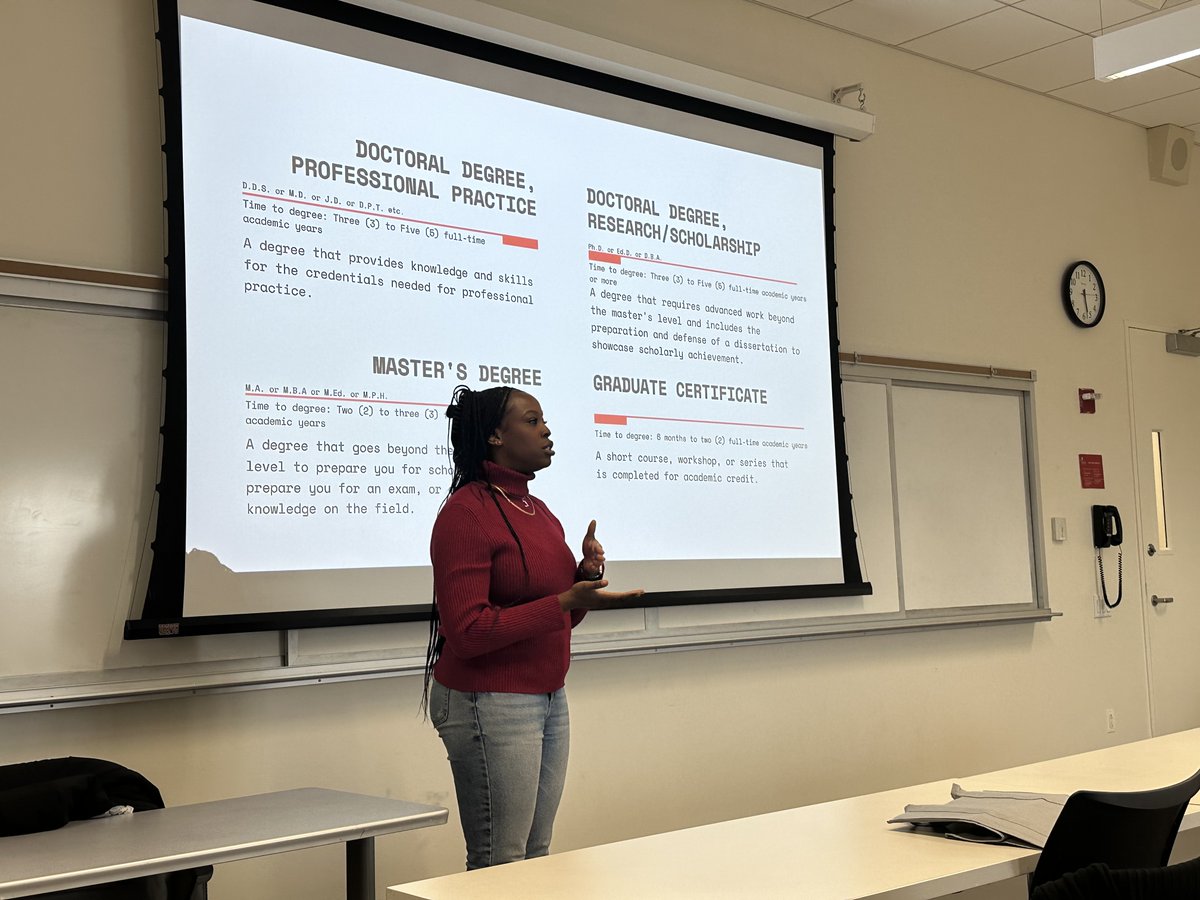 stjohnsartssci's tweet image. Thanks to all who joined our first Grad School Workshop! Next up: Components of the Application on Nov 21, 1:50 PM, DAC 209. Register: bit.ly/3NK1wV9.

#GraduateSchool #CollegeLife #Applying #LiberalArts #Science #Masters #Doctoral