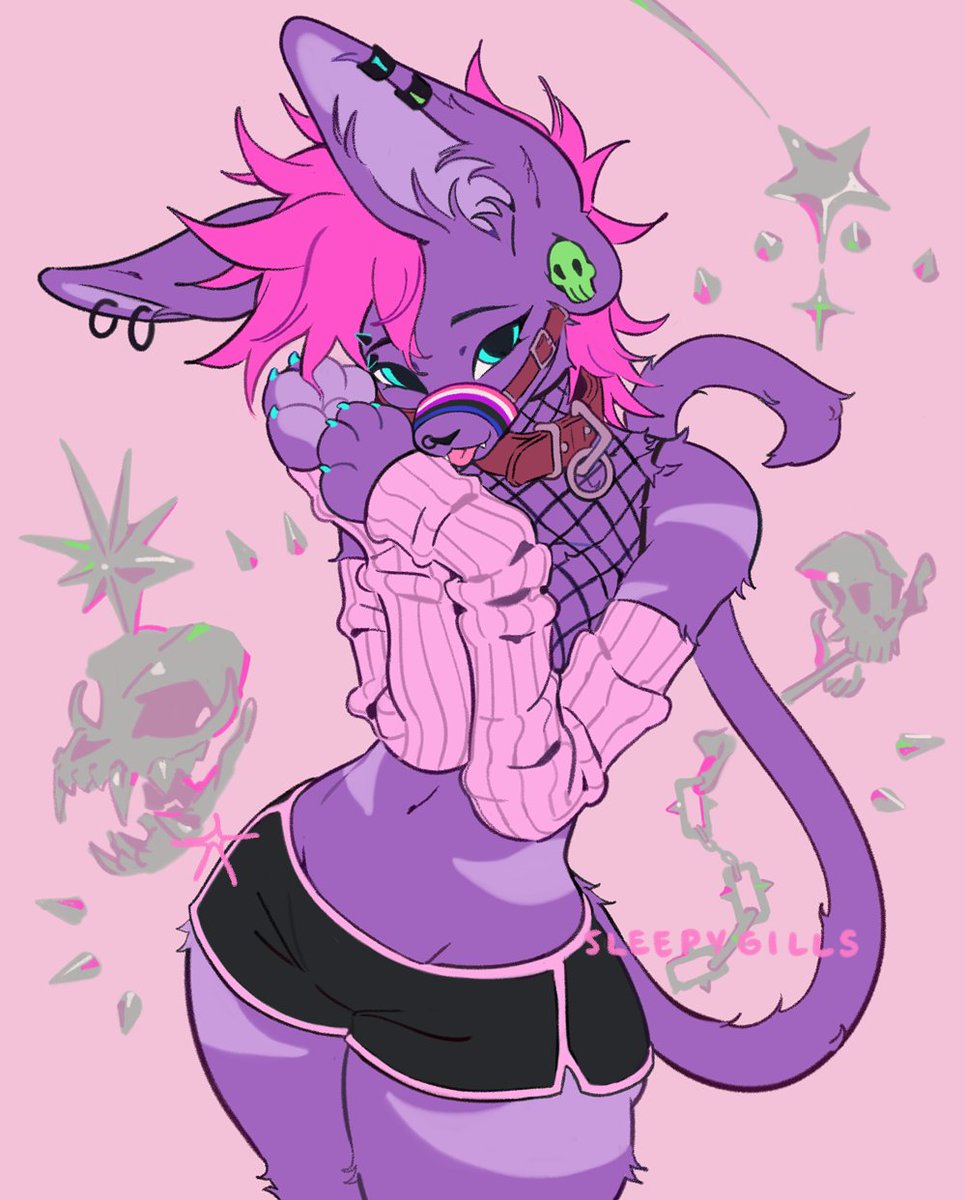sleepy_gills's tweet photo. a cute muzzle for @Pega0_1 💜 https://t.co/HyE5LxZm4n