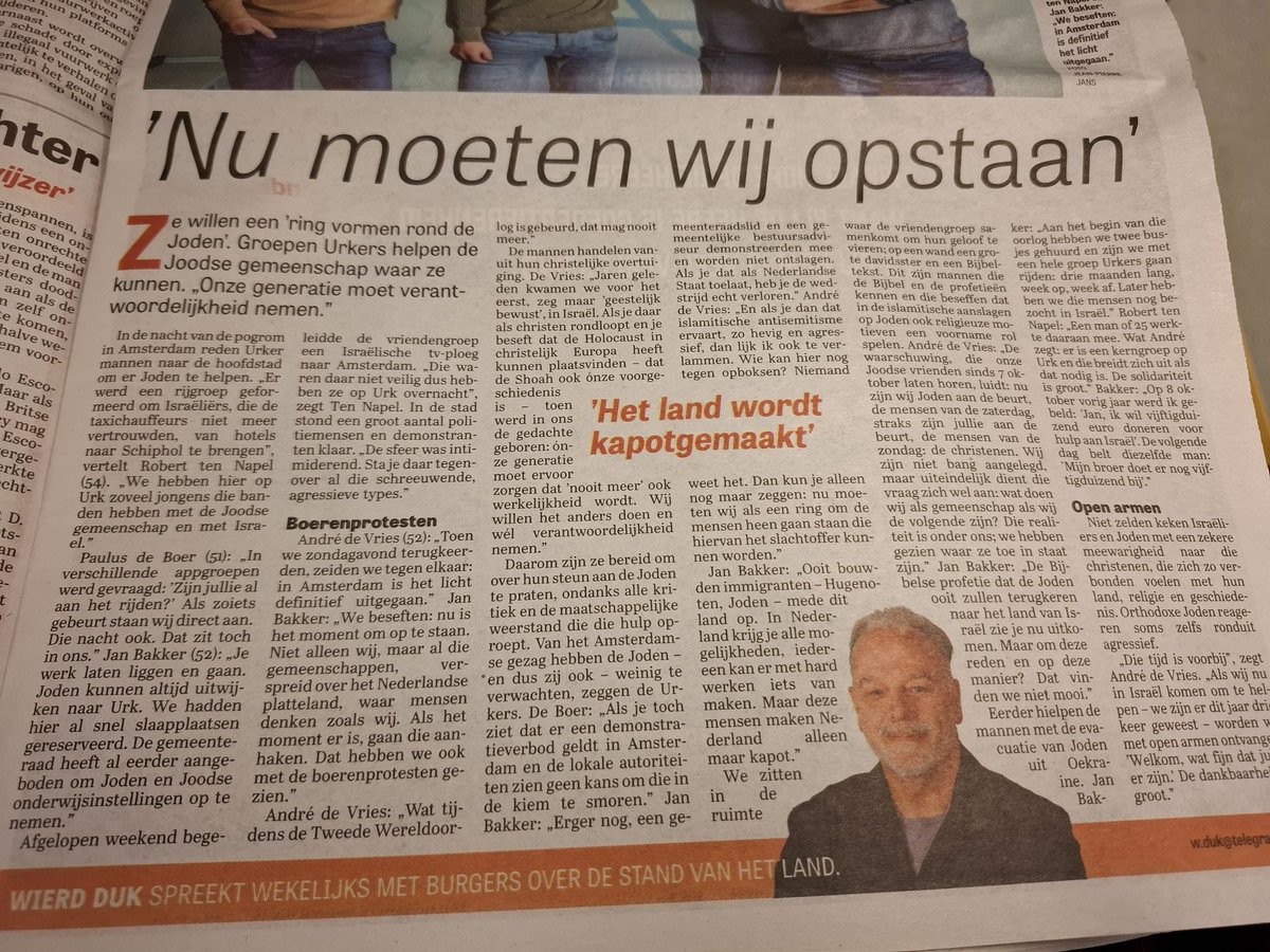 CorVerkade's tweet photo. Groep Urkers: "Als je daar als christen rondloopt en je beseft dat #Holocaust in christelijk Europa heeft kunnen plaatsvinden -dat de Shoah ook ónze voorgeschiedenis is - toen werd in ons de gedachte geboren: ónze generatie moet ervoor zorgen dat "nooit meer" werkelijkheid wordt. https://t.co/8dKFg3mLWg