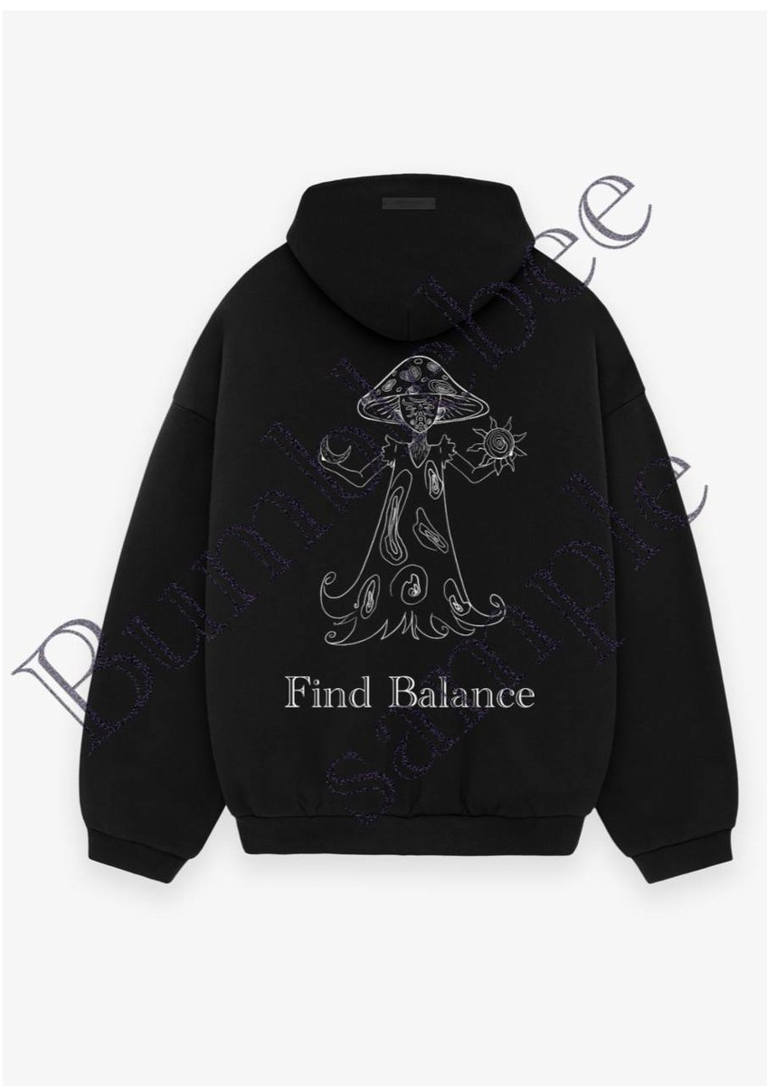 Briezeee's tweet photo. Recently lost my job and thinking of doing Print-On-Demand, can I ask for the opinion of anyone who sees this? Would you buy this design on a hoodie or shirt? **Disclaimer: this design is a sample and not out yet and the mockups are poorly done by me** 

Yes I drew it. https://t.co/8mF3vWaWEn