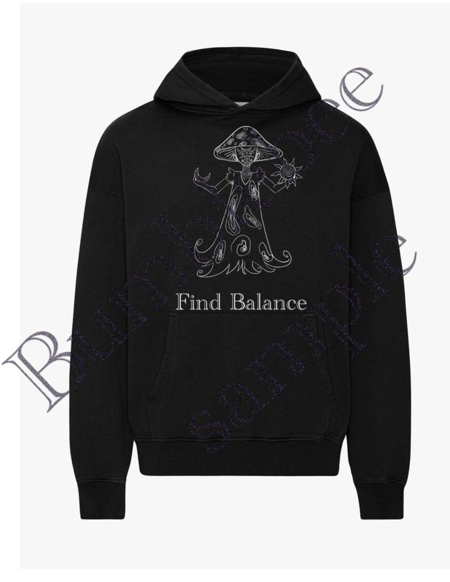 Briezeee's tweet photo. Recently lost my job and thinking of doing Print-On-Demand, can I ask for the opinion of anyone who sees this? Would you buy this design on a hoodie or shirt? **Disclaimer: this design is a sample and not out yet and the mockups are poorly done by me** 

Yes I drew it. https://t.co/8mF3vWaWEn