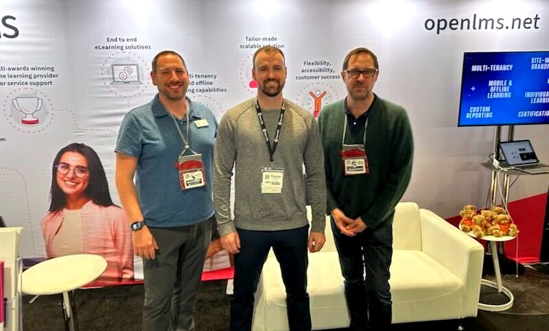 Open_LMS's tweet image. A bit late, but we were busy making connections at DevLearn 2024! Huge thanks to Team Open LMS, GP Strategies, and Learnie for an amazing event! 🙌 Last show in NA this year: Learning Leaders, Dec 4-5, Kiosk 207 &amp;amp; 208. See you there! 👋 #DevLearn2024 #OpenLMS