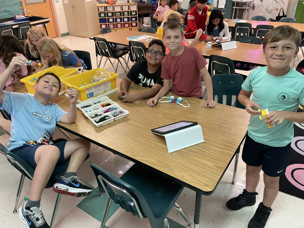 Today was our first Lego robotics meeting for fourth and fifth grade. The kids are so excited! <a href="/LEGO_Education/">LEGO Education</a> <a href="/AmyMonahan2/">Amy Monahan</a> #STEMEducation <a href="/FreedomVolusia/">Freedom Elementary School</a> <a href="/volusiaschools/">Volusia County Schools</a>