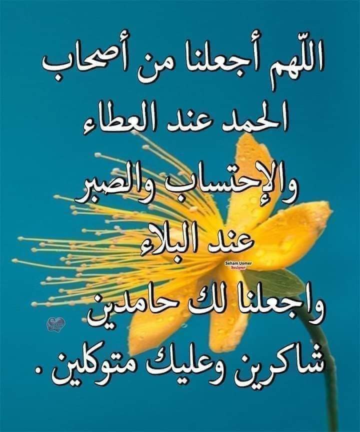 ياعضيم الرجاء أرجوك وترجااك
فــرج الـهـم والضيقات والكـــربه

رب  واجعل اموري كلهـا برضــاك
وغفر اذنوب عبــدك انــت ياربــه

مالغيرك شكيت يا مالـك الامـــلاك
وانت  للعــبد يارب السماء حسبه