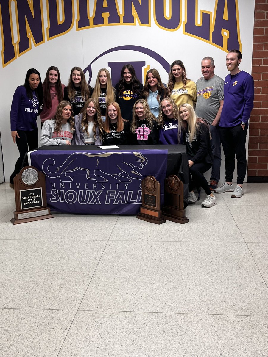 Indianola Volleyball (@indian_vb) on Twitter photo Up next <a href="/MaciLerseth/">Maci Lerseth</a>!
Big Shout out to Maci Ler on continuing her academic and athletic career at the University of Sioux Falls! We love you Ler! Go Cougars!πππ€π Up next <a href="/MaciLerseth/">Maci Lerseth</a>!
Big Shout out to Maci Ler on continuing her academic and athletic career at the University of Sioux Falls! We love you Ler! Go Cougars!πππ€π